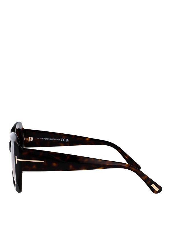 The Best Shops TOM FORD: Lunettes de soleil - Lunettes De Soleil - Marron
