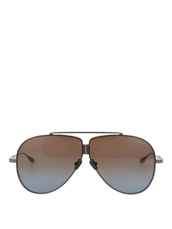 VALENTINO GARAVANI: Lunettes de soleil - Lunettes De Soleil - Noir