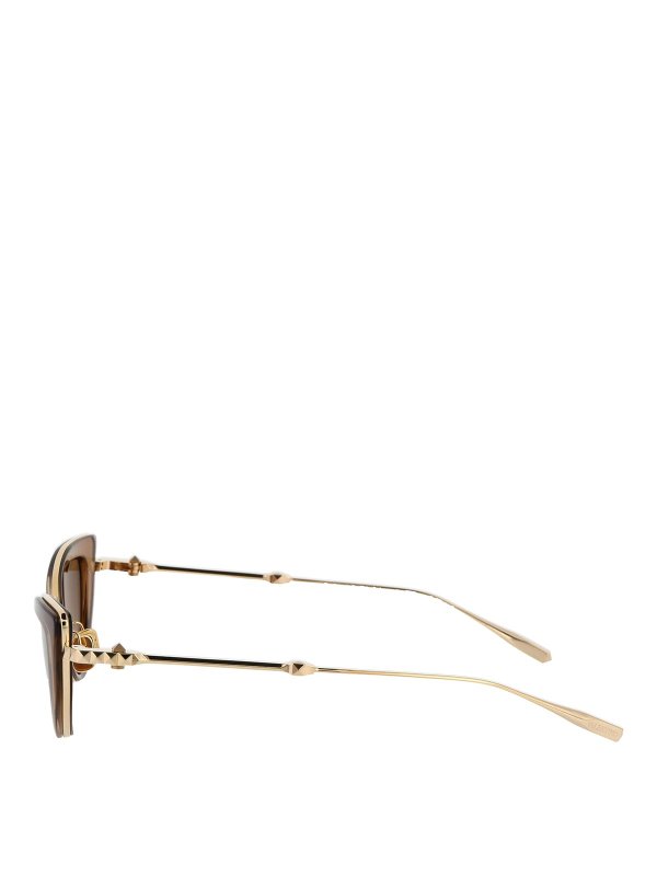 The Best Shops VALENTINO GARAVANI: Sonnenbrillen - Sonnenbrille - Gold