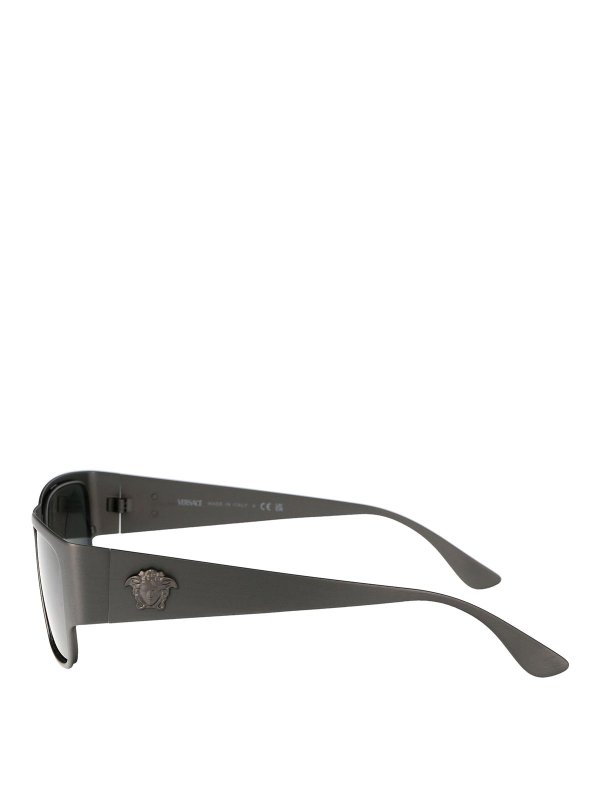 The Best Shops VERSACE: Lunettes de soleil - Lunettes De Soleil - Gris