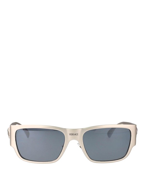 VERSACE: Lunettes de soleil - Lunettes De Soleil - Argent