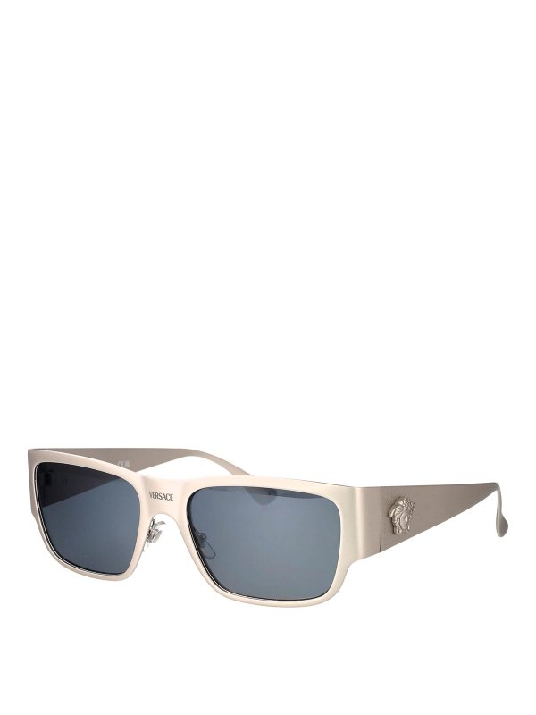 VERSACE: Lunettes de soleil online - Lunettes De Soleil - Argent
