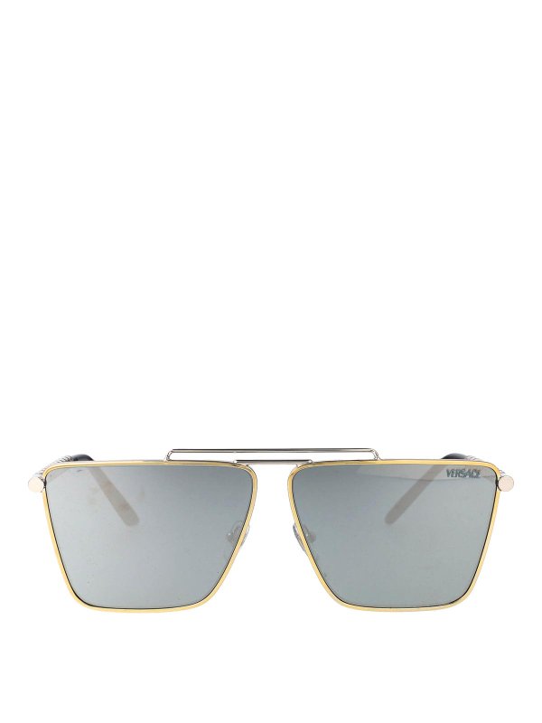 VERSACE: Gafas de sol - Gafas De Sol - Dorado