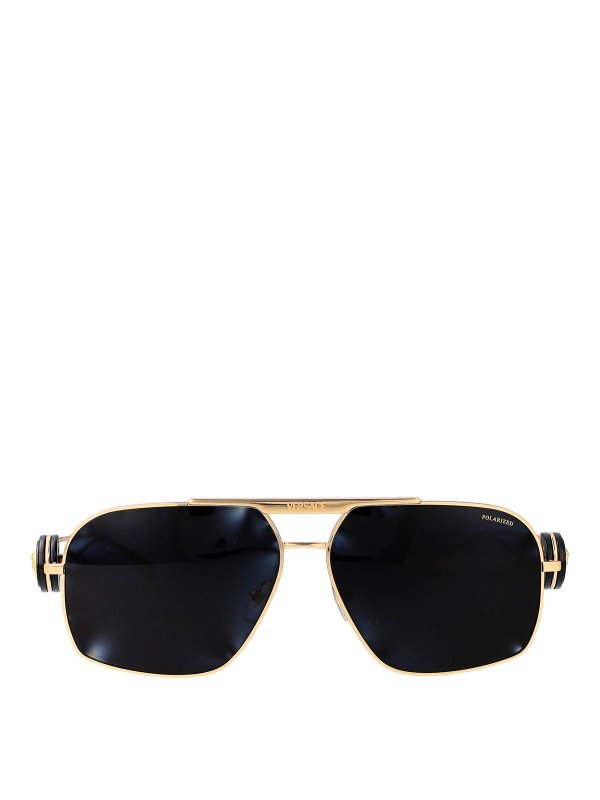 VERSACE: Lunettes de soleil - Lunettes De Soleil - Noir