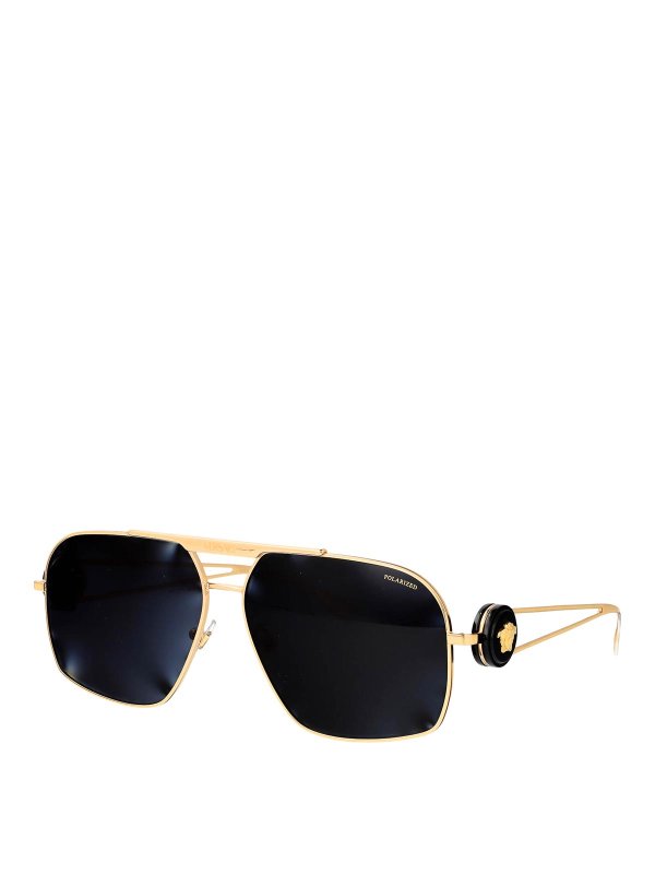 VERSACE: Lunettes de soleil online - Lunettes De Soleil - Noir