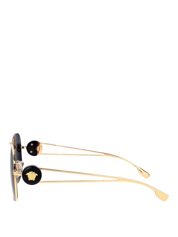 The Best Shops VERSACE: Lunettes de soleil - Lunettes De Soleil - Noir