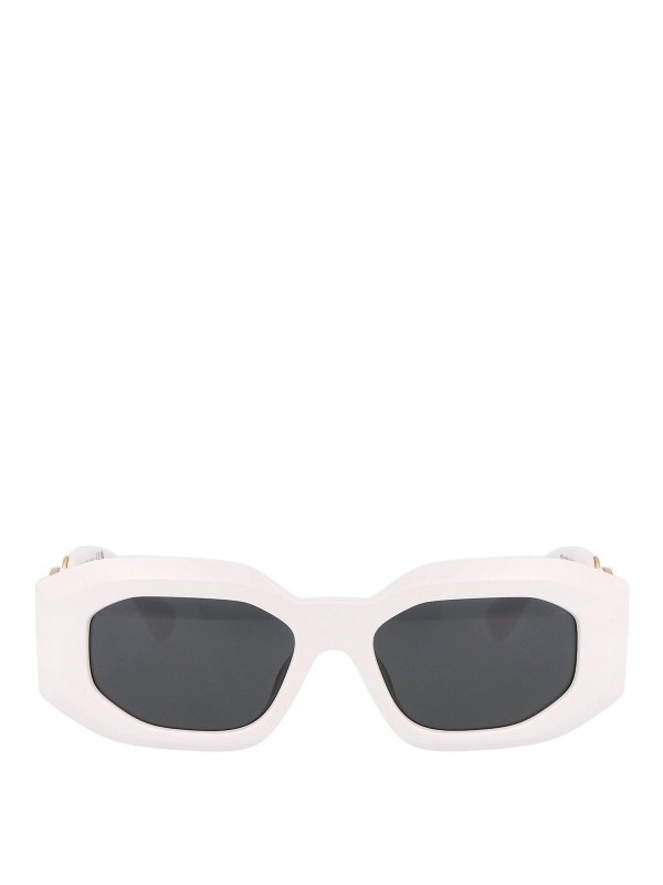 VERSACE: Lunettes de soleil - Lunettes De Soleil - Blanc