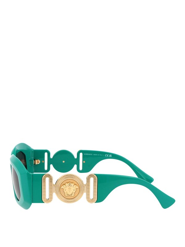 The Best Shops VERSACE: Lunettes de soleil - Lunettes De Soleil - Vert