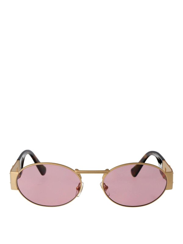 VERSACE: Sonnenbrillen - Sonnenbrille - Gold