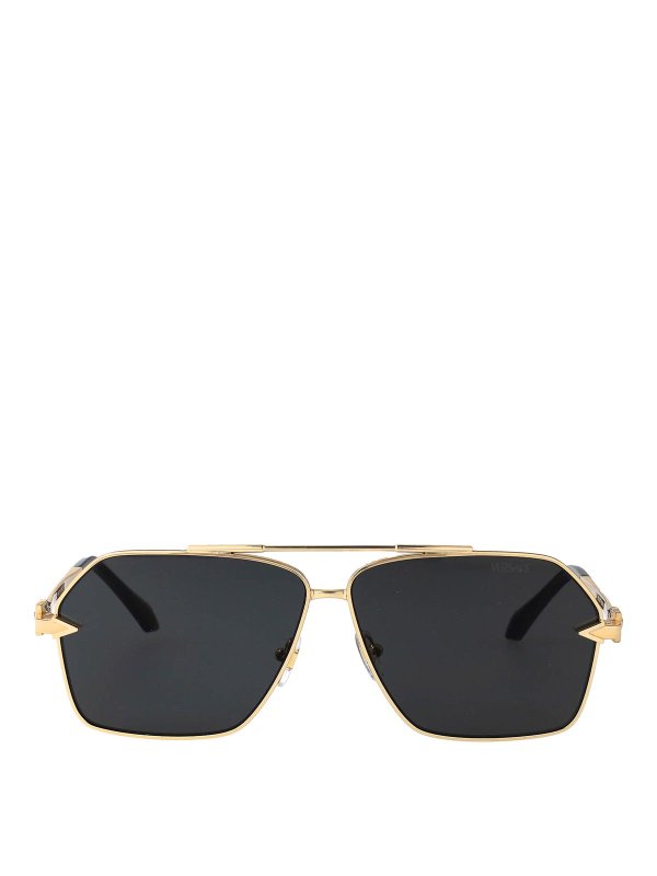 VERSACE: Sonnenbrillen - Sonnenbrille - Gold