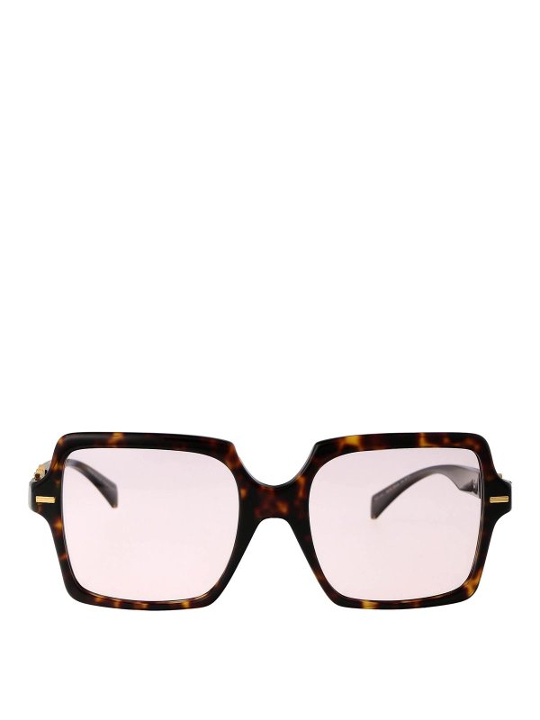 VERSACE: サングラス - サングラス - ブラウン