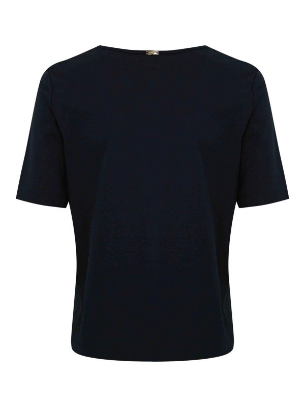 HERNO: t-shirts online - Jersey Slit T-Shirt