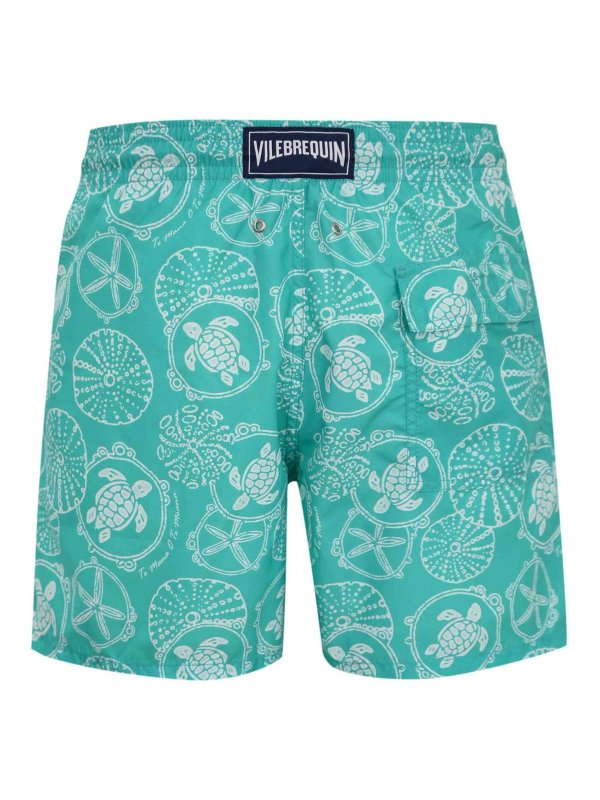 Vilebrequin Costume da bagno moorea Verde Scuro MOOREACB115431