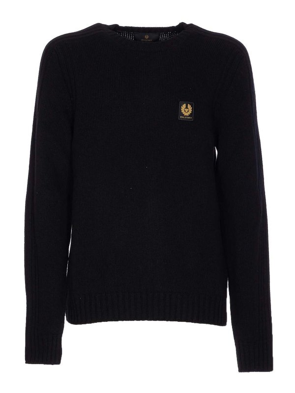 BELSTAFF: crew necks - Logo Watch Sweater