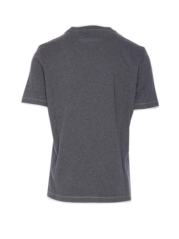 Camiseta - Gris shop online: BRUNELLO CUCINELLI