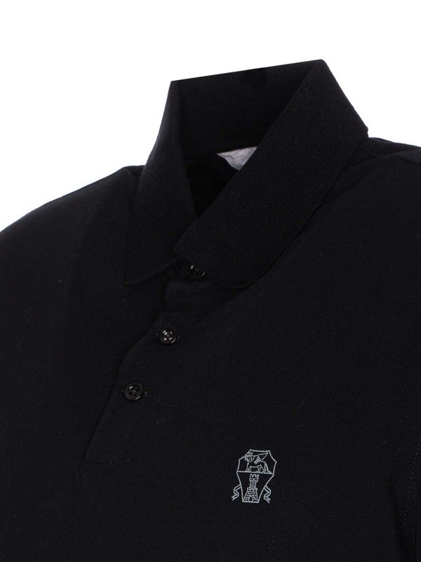 The Best Shops BRUNELLO CUCINELLI: ポロシャツ - ポロシャツ - 黒