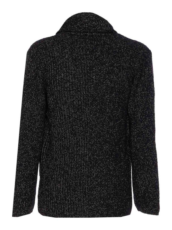 BRUNELLO CUCINELLI: cardigans online - Black And Beige Cardigan
