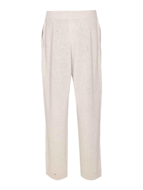 BRUNELLO CUCINELLI: casual trousers online - Vanise Sparkling Knitted Trousers