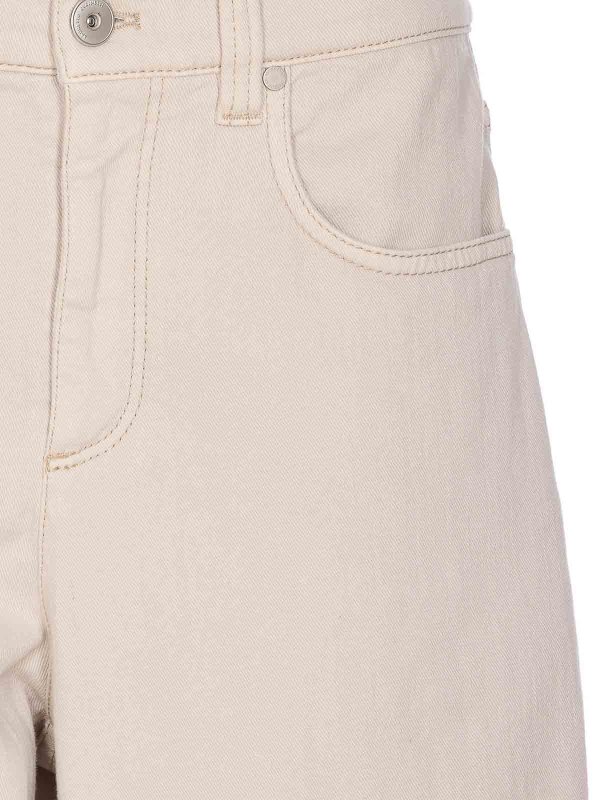 Straight Leg Jeans - Beige shop online: BRUNELLO CUCINELLI