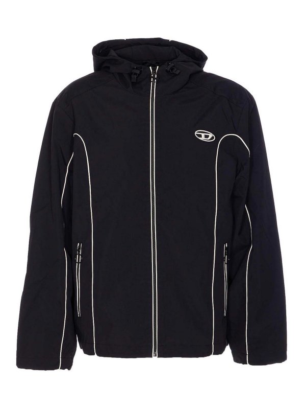 DIESEL: Trenchcoats - Trenchcoat - Schwarz