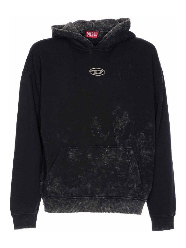 DIESEL: Sweatshirts & Sweaters - S-Boxt Hoodie