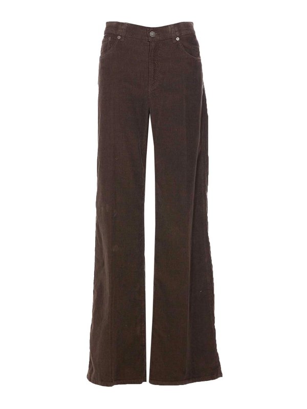 DONDUP: Pantalons casual - Pantalons Décontractés - Marron