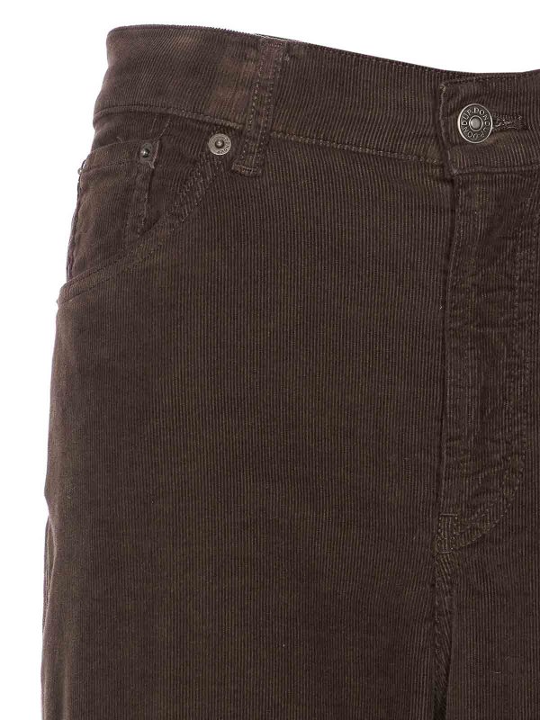 Pantalons Décontractés - Marron shop online: DONDUP