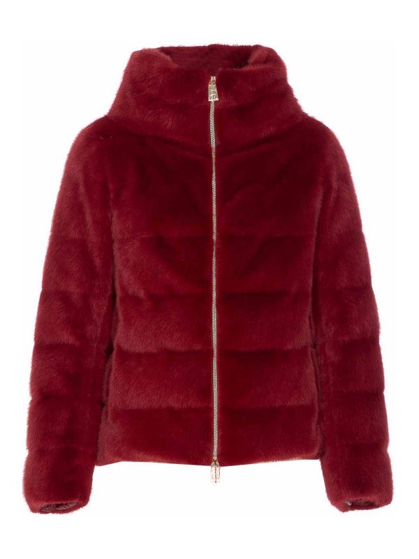 HERNO: Vestes-rembourrees - Blouson Rembourré - Rouge