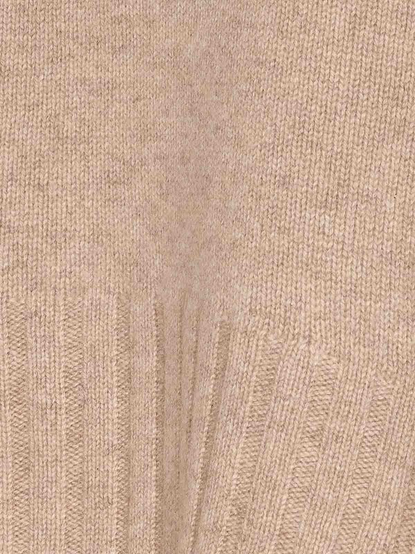 The Best Shops LOULOU STUDIO: crew necks - Beige Melange Mora Sweater