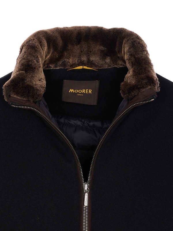 Giacca Bellati nera shop online: MOORER