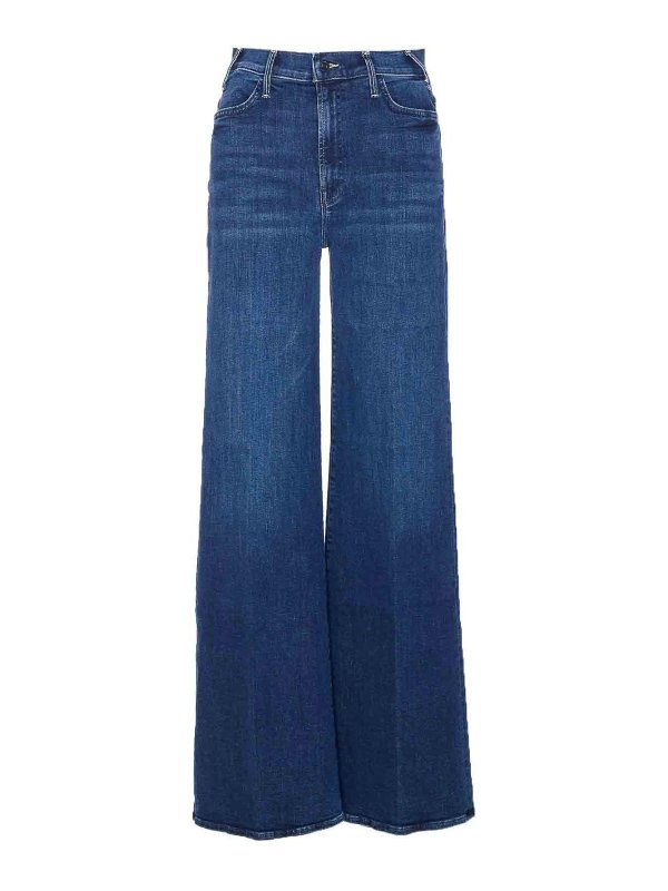 MOTHER: bootcut jeans - Blue The Hustler Jeans