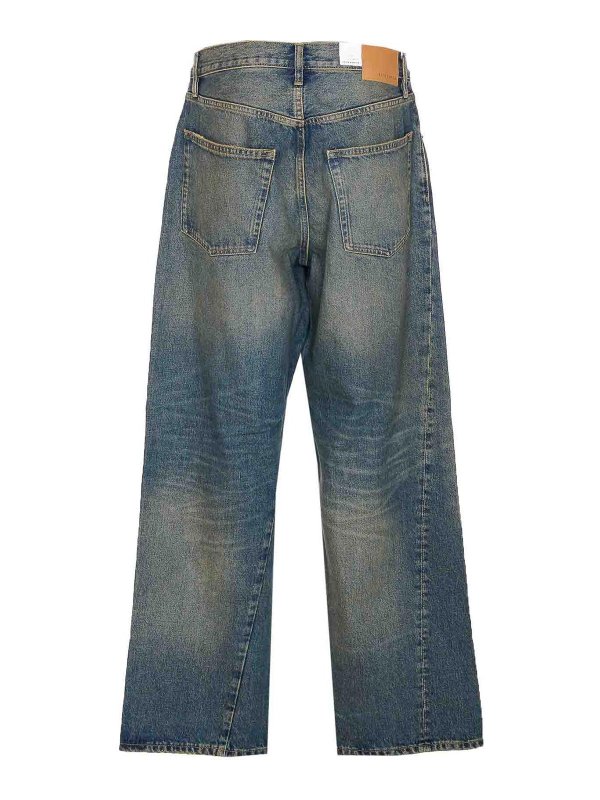 SUNFLOWER: bootcut jeans online - Dirty Blue Wide Twist Jeans