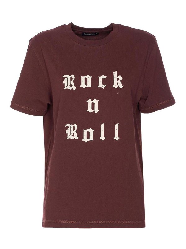 ZADIG&VOLTAIRE: t-shirt - T-shirt di Edwin Rock N Roll Strass