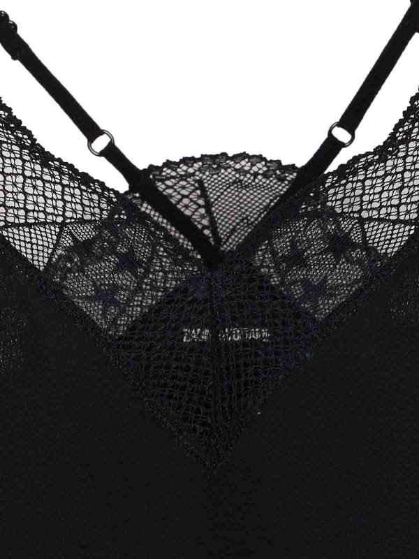 トップ/タンクトップ - 黒 shop online: ZADIG&VOLTAIRE