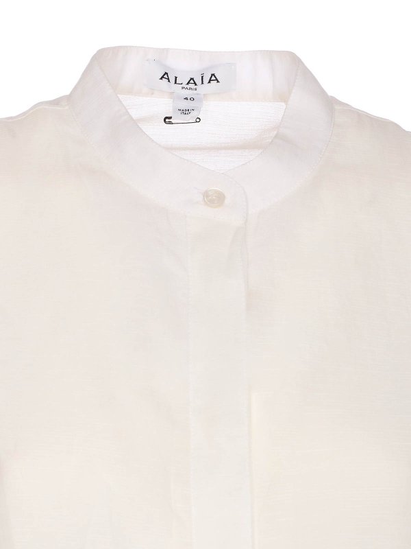 シャツ - 白 shop online: Alaïa