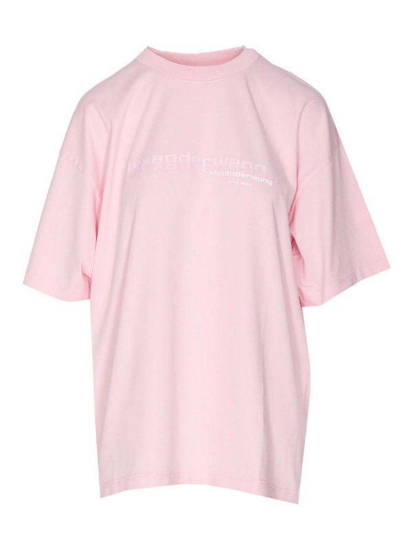 ALEXANDER WANG: t-shirt - Oversize Logo T-Shirt