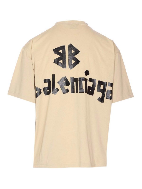 BALENCIAGA: Tシャツ online - Tシャツ - ベージュ