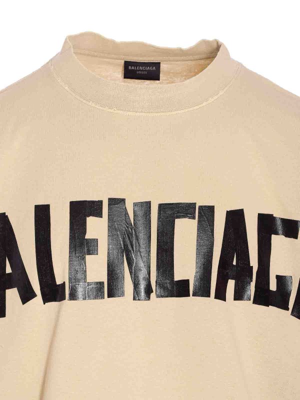 Tシャツ - ベージュ Replica 
online: BALENCIAGA