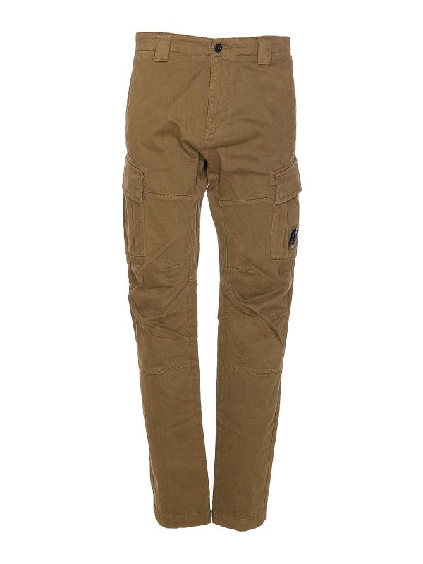 C.P. COMPANY: Casual Hosen - Casual Hose - Grün
