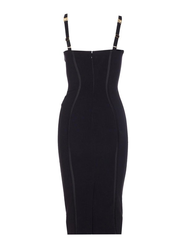 ELISABETTA FRANCHI: knee length dresses online - Logo Dress