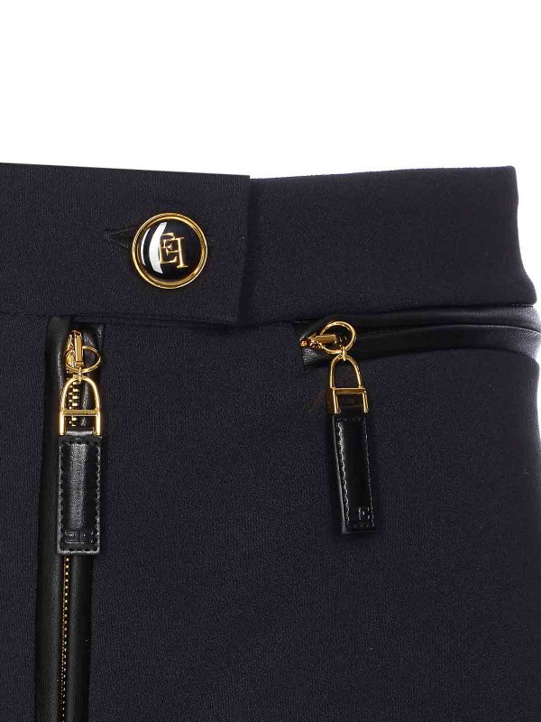 Falda Semilarga - Negro shop online: ELISABETTA FRANCHI