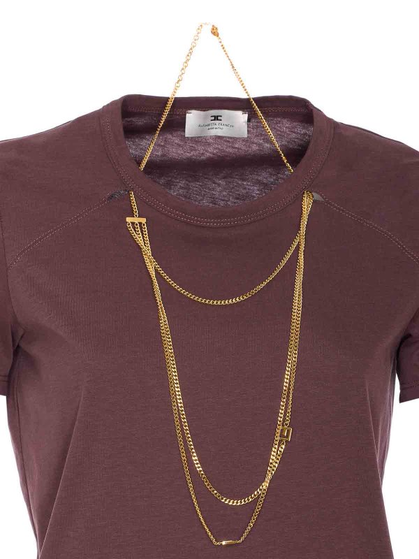 T-Shirt - Lila Replica 
online: ELISABETTA FRANCHI