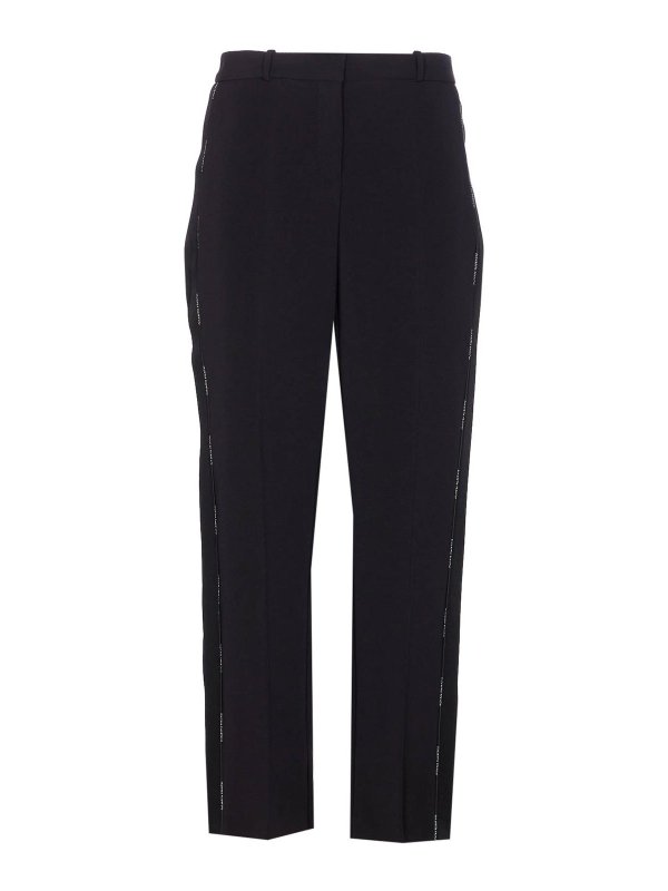 ELISABETTA FRANCHI: Pantalones casual - Pantalón Casual - Negro