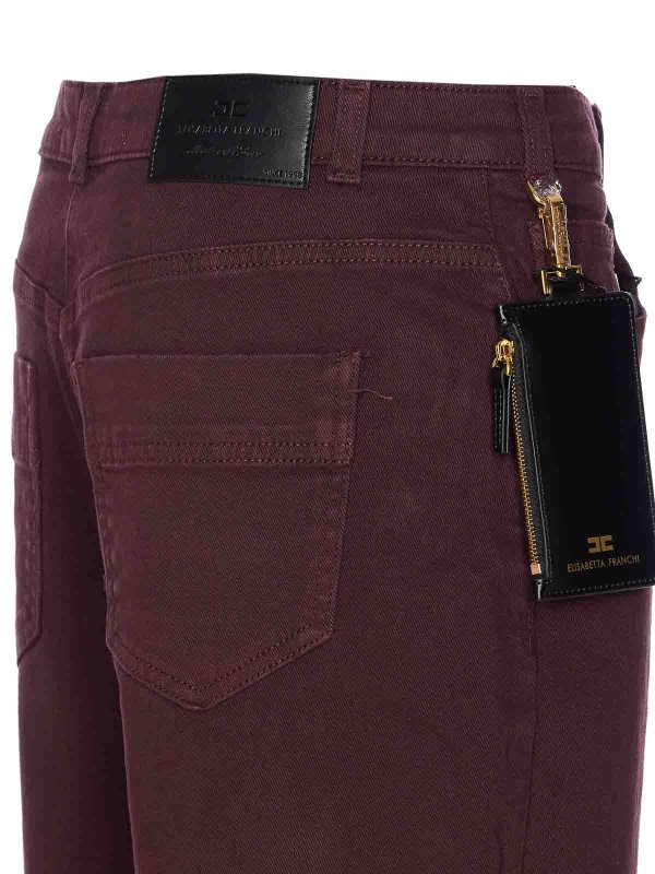 The Best Shops ELISABETTA FRANCHI: ブーツカットジーンズ - ブーツカットジーンズ - ブルー