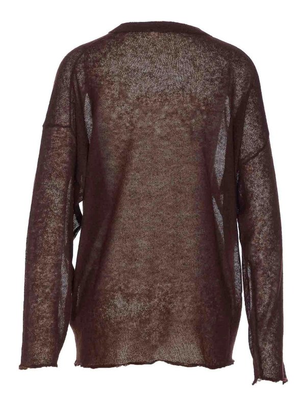 HAIKURE: クルーネック online - クルーネック - ブラウン