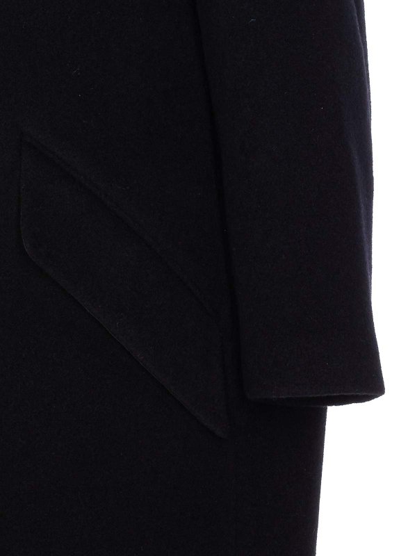 Isabel Marant Etoile Floriane Coat - Black | MA0439FAB1D03I01BK