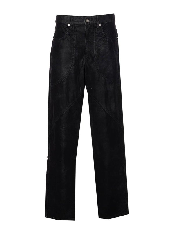 Isabel Marant Etoile: Pantalones casual - Pantalón Casual - Negro