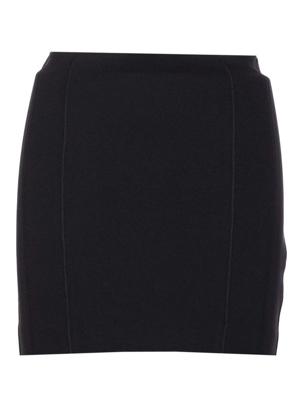 PATRIZIA PEPE: mini skirts - Essential Mini Skirt