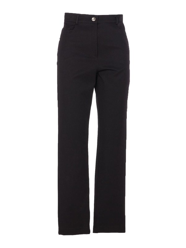PATRIZIA PEPE: Pantalones casual - Pantalón Casual - Negro