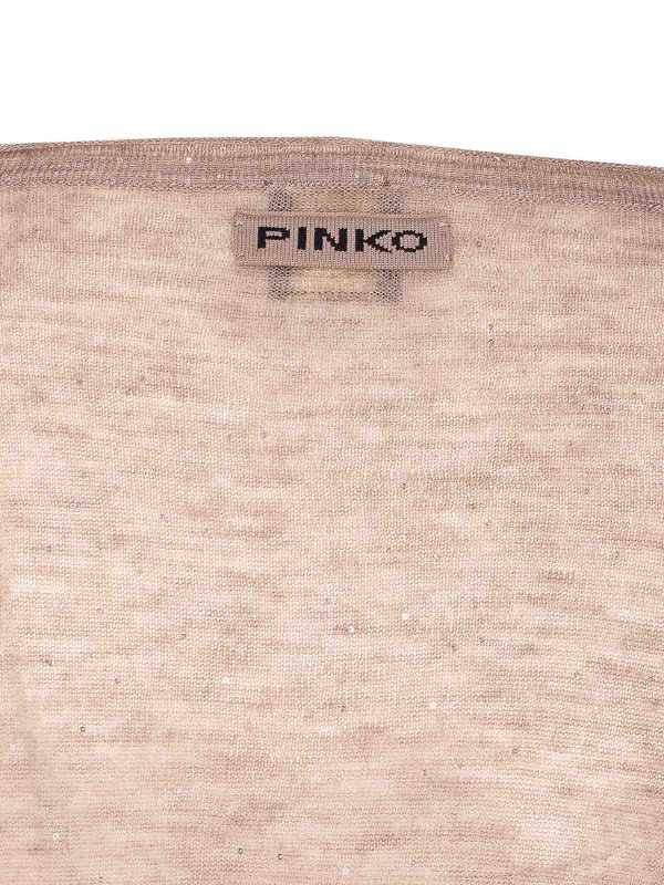 The Best Shops Pinko: Pull col rond - Pull Col Rond - Beige